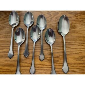 Oneida Summer Mist Autumn Glow Stainless Flatware 6 Tablespoons 7" 1 Serving 8"